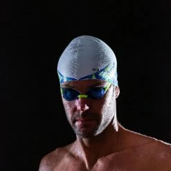 Nabaiji Swimming Silicone Swim Cap TERM BLACK