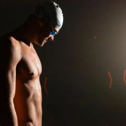 Nabaiji Swimming Silicone Swim Cap TERM BLACK