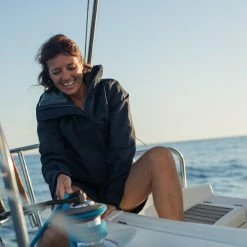 Tribord Waterproof Wind-proof Rain Jacket SAILING 300 Navy