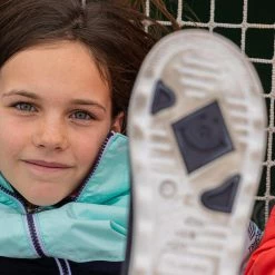 Tribord Kid's Sailing Waterproof Jacket - Wet-weather Jacket SAILING 100 Mint White