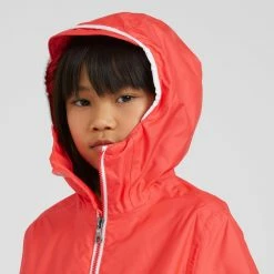 Tribord Kid's Sailing Waterproof Jacket - Wet-weather Jacket SAILING 100 Mint White