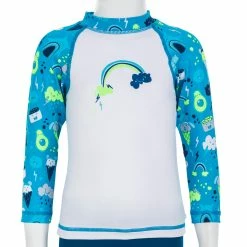 Nabaiji Swimming Long Sleeved UV Rash Guard T-Shirt Babies'