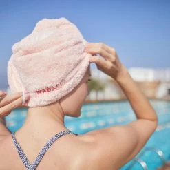 Nabaiji Soft Microfibre Hair Towel - Light Green Swimming