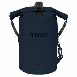 Kayaking Decathlon Itiwit IPX6 Waterproof Roll Top Dry Bag 5L W/ Carry Strap