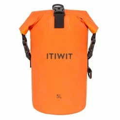 Decathlon Itiwit IPX6 Waterproof Roll Top Dry Bag 5L W/ Carry Strap Kayaking