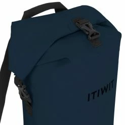 Kayaking Decathlon Itiwit IPX6 Waterproof Roll Top Dry Bag 30L W/ Backpack Strap