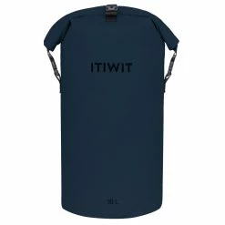 Kayaking Decathlon Itiwit IPX6 Waterproof Roll Top Dry Bag 30L W/ Backpack Strap