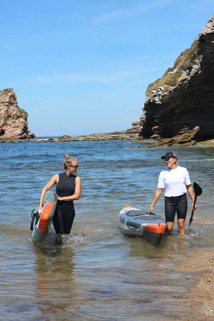 Itiwit WOMEN'S CANOE KAYAK AND STAND-UP PADDLE 2MM NEOPRENE SHORTS Kayaking