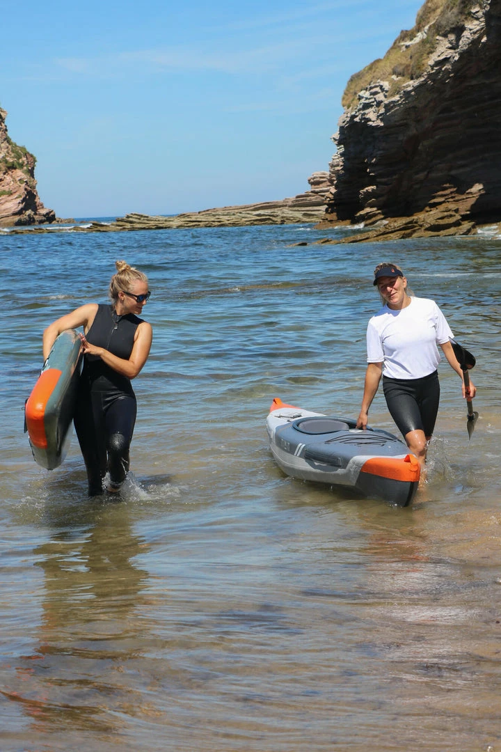 Itiwit WOMEN'S CANOE KAYAK AND STAND-UP PADDLE 2MM NEOPRENE SHORTS Kayaking