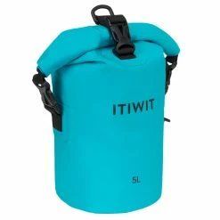 Kayaking Decathlon Itiwit IPX6 Waterproof Roll Top Dry Bag 5L W/ Carry Strap