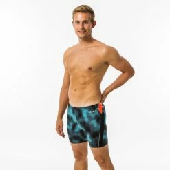 Nabaiji 500 Long Swimming Boxer Shorts