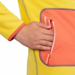 Tribord Kids' Warm Reversible Sailing Fleece 500 - Blue Ocean Navy