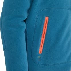 Tribord Kids' Warm Reversible Sailing Fleece 500 - Blue Ocean Navy