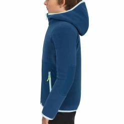 Tribord Kids' Warm Reversible Sailing Fleece 500 - Blue Ocean Navy