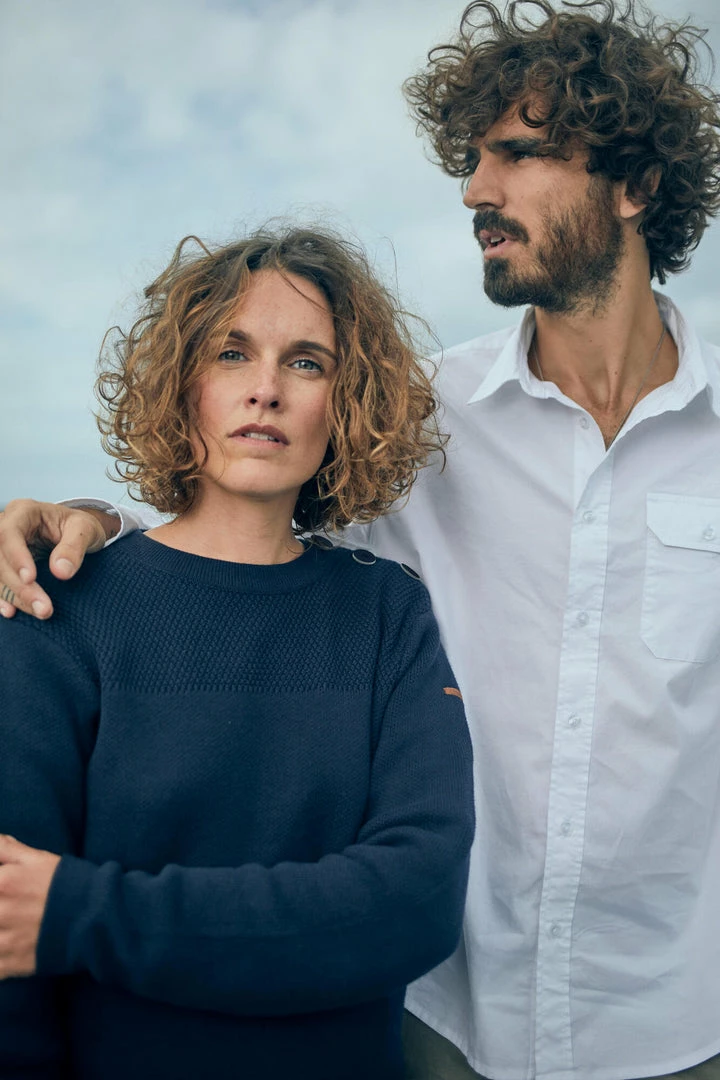 Tribord 100% Cotton Boat Neck Sweater Sailing