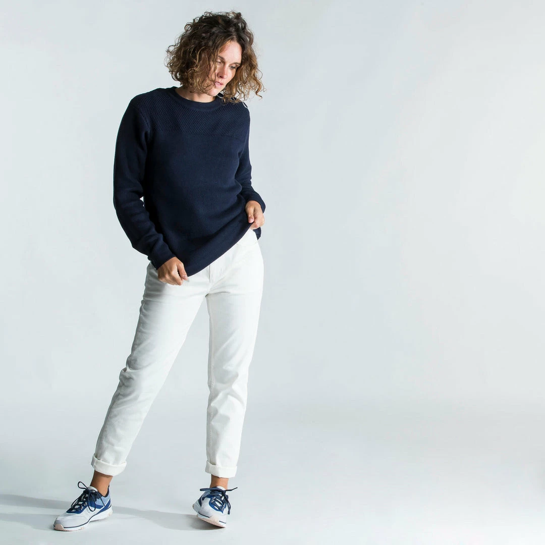 Tribord 100% Cotton Boat Neck Sweater Sailing