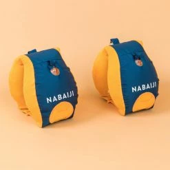Nabaiji Tiswim, Adjustable Life Jacket With Arm Floaties, Kids' Swimming