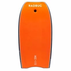 Decathlon Radbug 500 Bodyboard Boogie High Density Foam Composite Stringer 40'' & 41.5'' W/ Biceps Coiler Leash Bodyboarding