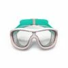 Nabaiji Swimming Pool Mask - Swimdow V2 Size L Clear Lenses - White Blue