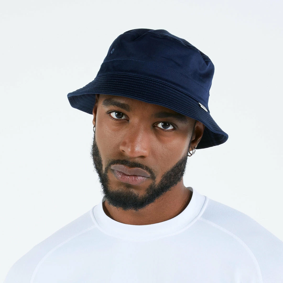 Tribord Adults' Sailing Boat Hat 100 - Navy Blue Cotton
