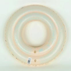 Nabaiji Swimming Kids' Inflatable Swim Ring 3-6 Years 51 Cm Beige SAVANNAH Print