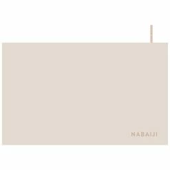 Nabaiji Swimming Ultra-Soft Microfibre Towel Size L 80 X 130 Cm White