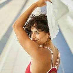 Nabaiji Soft Microfibre Hair Towel - Light Green Swimming