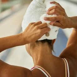 Nabaiji Soft Microfibre Hair Towel - Light Green Swimming