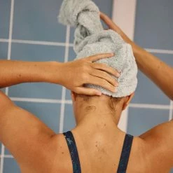 Nabaiji Soft Microfibre Hair Towel - Light Green Swimming