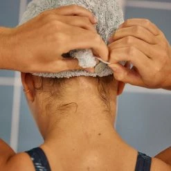 Nabaiji Soft Microfibre Hair Towel - Light Green Swimming