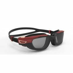 Nabaiji SPIRIT 500 ADULT SWIMMING GOGGLES - SMOKED LENSES - BLACK / RED / BEIGE