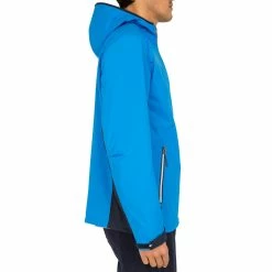 Tribord Men's Rain Coastal Sailing Waterproof Breathable Two-Tone Oilskin Jacket 100