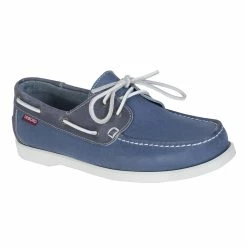 Tribord Two-tine Light Blue/dark Blue CR500 Men's Boat Shoes