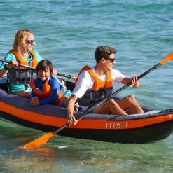 Itiwit Inflatable Stitch Recreational Touring Sit-on-top Kayak 1 To 3 Person 507lb Kayaking