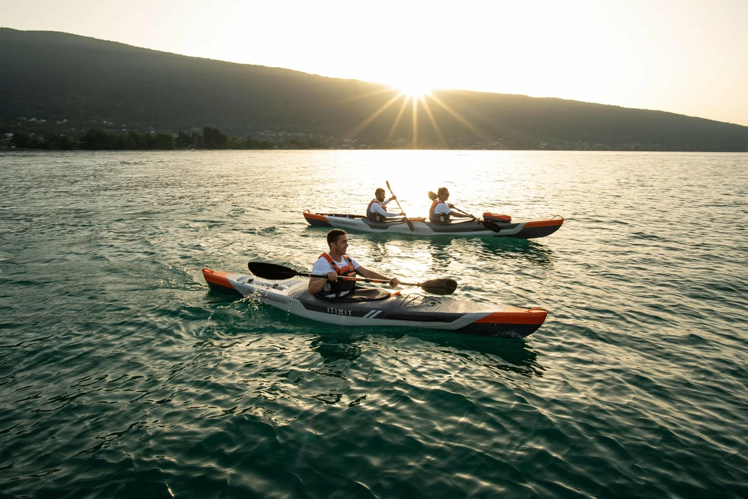 Itiwit X500 Inflatable Full Dropstich High Pressure Adventure Kayak 1 Person 275lb Kayaking