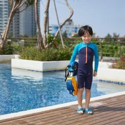 Nabaiji Tiswim, Adjustable Life Jacket With Arm Floaties, Kids' Swimming