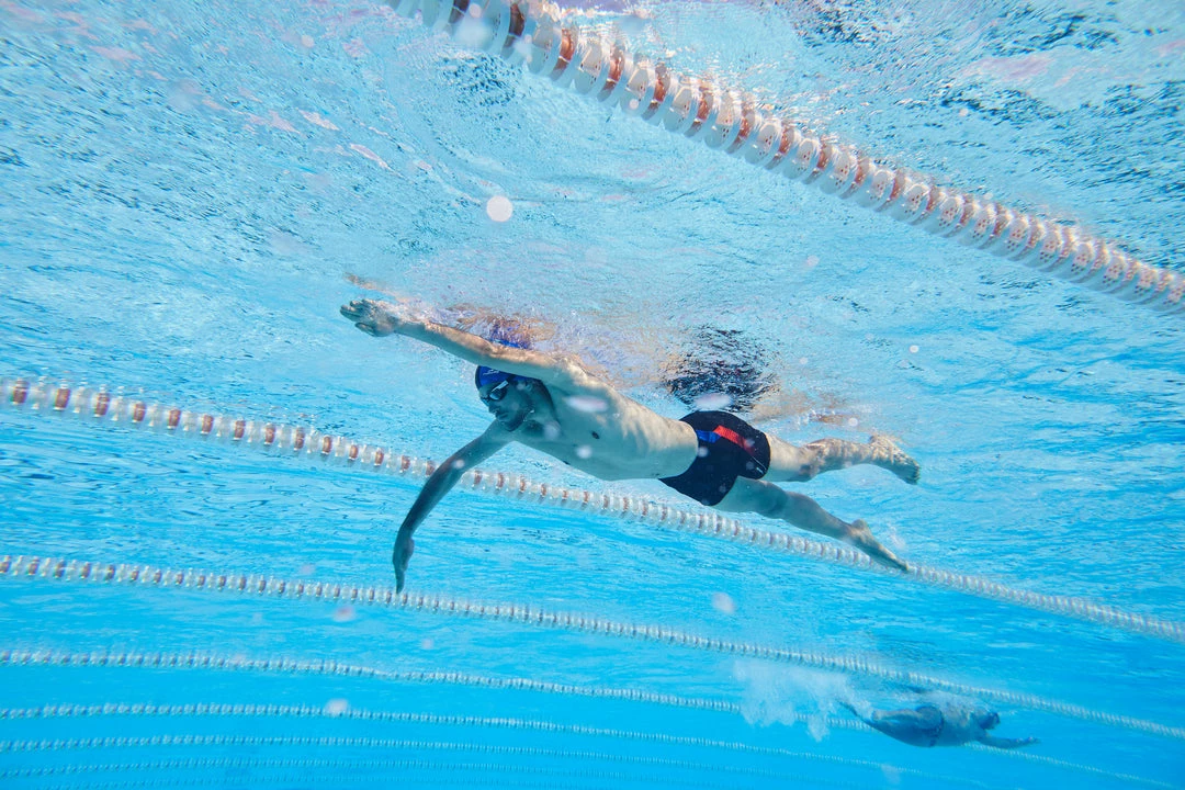 Nabaiji 500, Long Swimming Boxer Shorts, Men’s