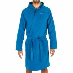 Watko Swimming Compact Microfiber Pool Bathrobe With Hood