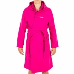Watko Lightweight Micro Cotton Pool Bathrobe With Hood Swimming