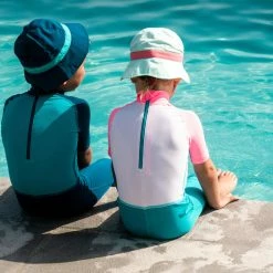 Nabaiji UV Rash Guard Short Sleeved Shorty Swimsuit Babies' Swimming