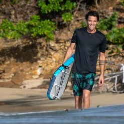 Olaian Short-Sleeve UV Rash Guard Surfing T-Shirt, Men's