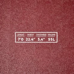 Olaian 500 Foam Surfboard 7' 55L Curved Dual Stringer W/ Leash & Soft Edge Fins Surfing