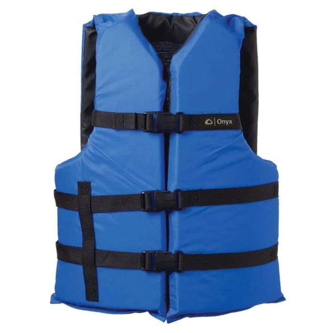 Onyx Universal Adjustable Life Jacket PFD Adult User >90lb