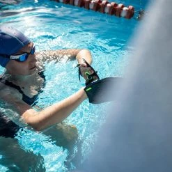 Nabaiji Swimming Paddles Quick-In 500 Size S - Blue Yellow