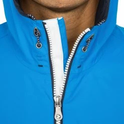 Tribord Men's Rain Coastal Sailing Waterproof Breathable Two-Tone Oilskin Jacket 100