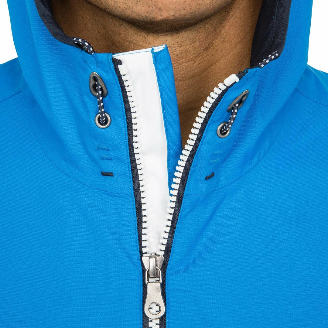 Tribord Men's Rain Coastal Sailing Waterproof Breathable Two-Tone Oilskin Jacket 100