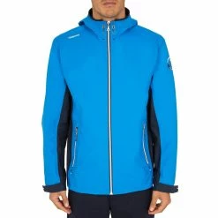 Tribord Men's Rain Coastal Sailing Waterproof Breathable Two-Tone Oilskin Jacket 100