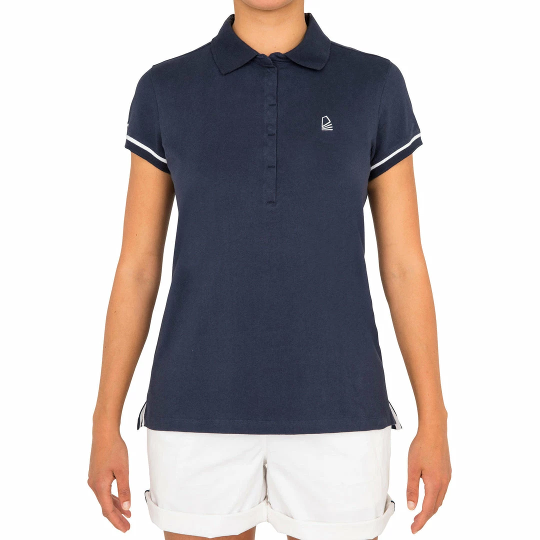 Tribord 100 Short-Sleeved Adventure Sailing Polo Shirt