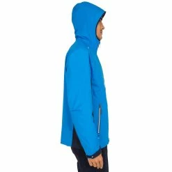 Tribord Men's Rain Coastal Sailing Waterproof Breathable Two-Tone Oilskin Jacket 100