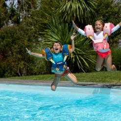 Nabaiji Tiswim, Adjustable Life Jacket With Arm Floaties, Kids' Swimming